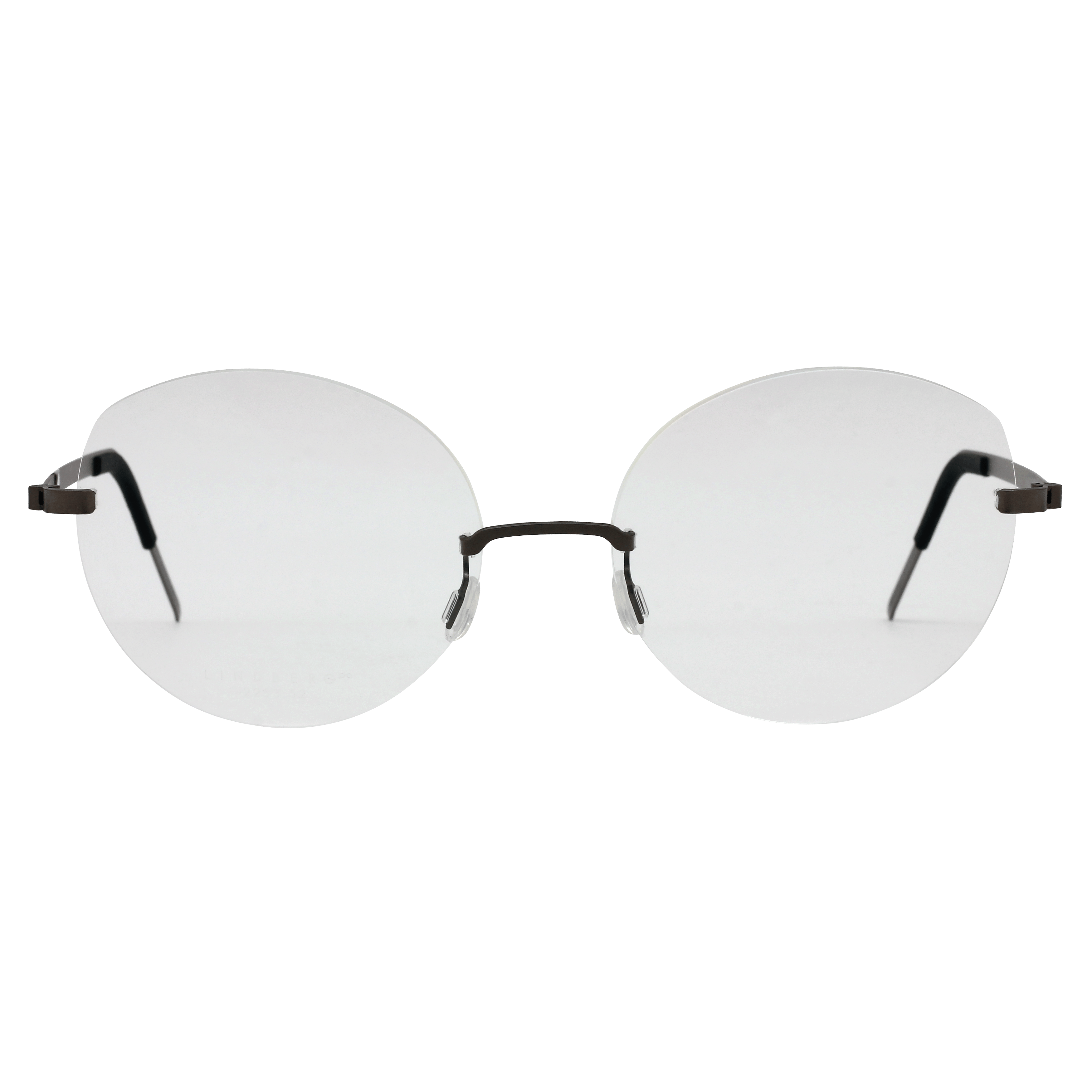 Lindberg 2253 Frame Grey Male RimLess Titanium — Grey frame