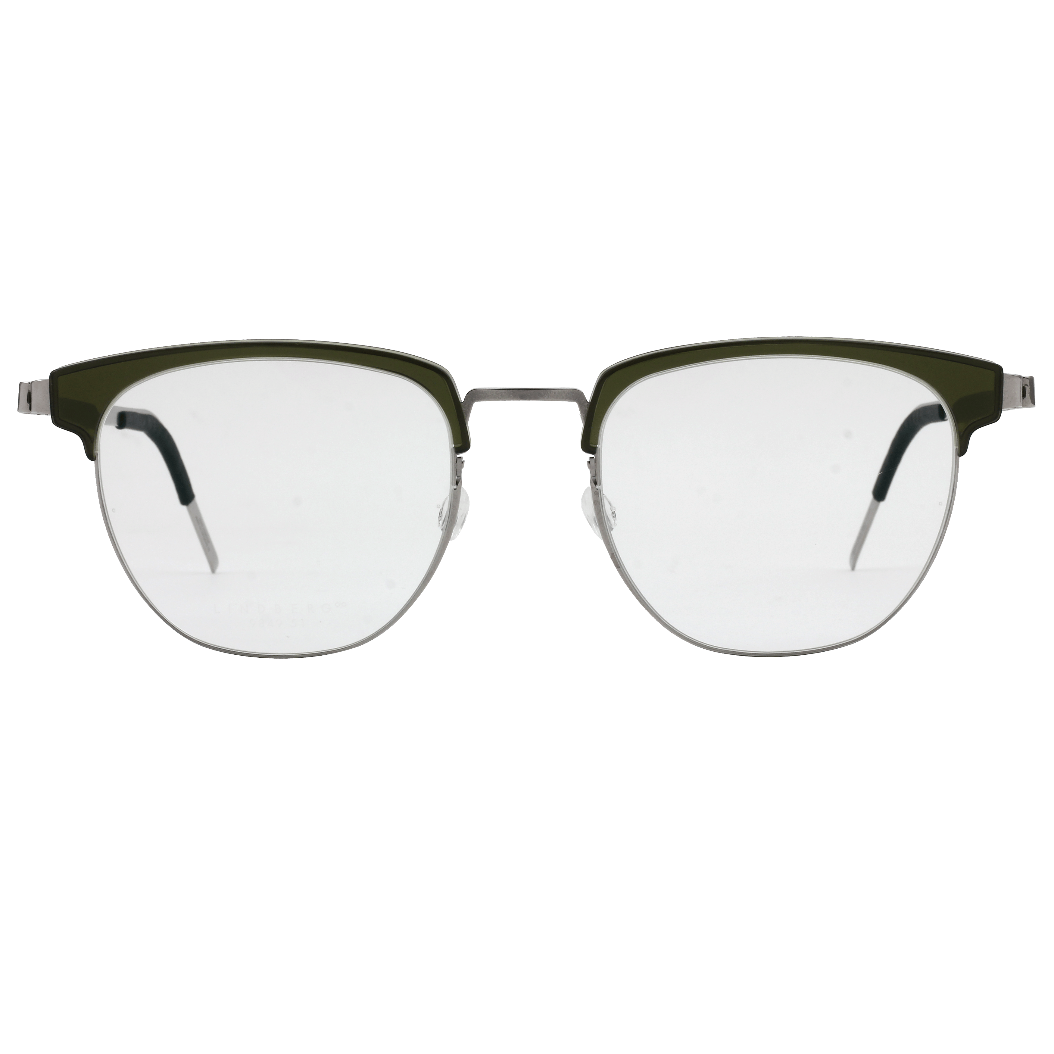 Lindberg 9849 Frame Silver Male Full Titanium — Silver frame