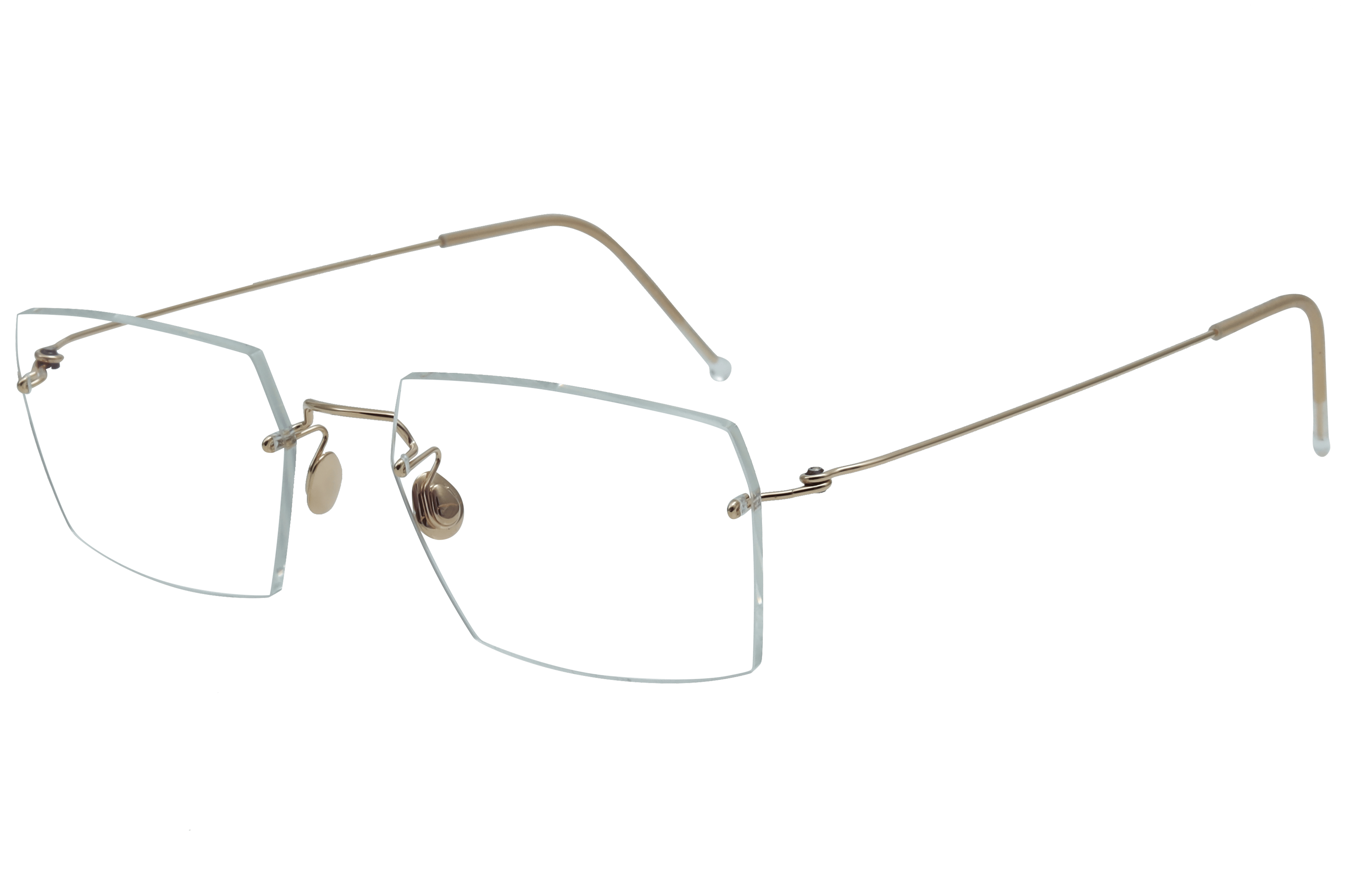 Lindberg Gold PRECIOUS T-BASIC Frame Gold Male RimLess Gold — Gold frame