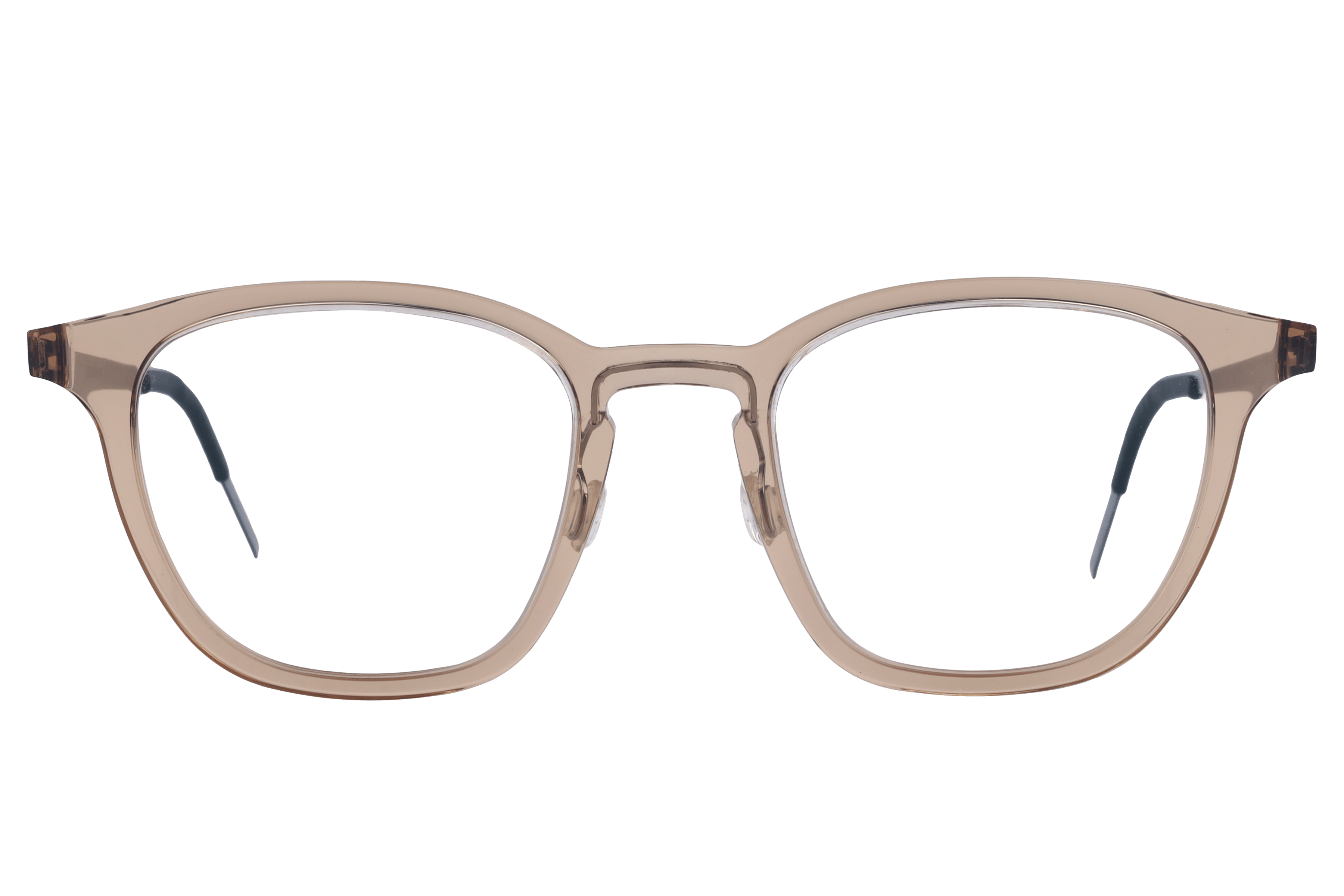 Lindberg 1047 Frame Transparent Brown Unisex Full Titanium — Transparent Brown frame