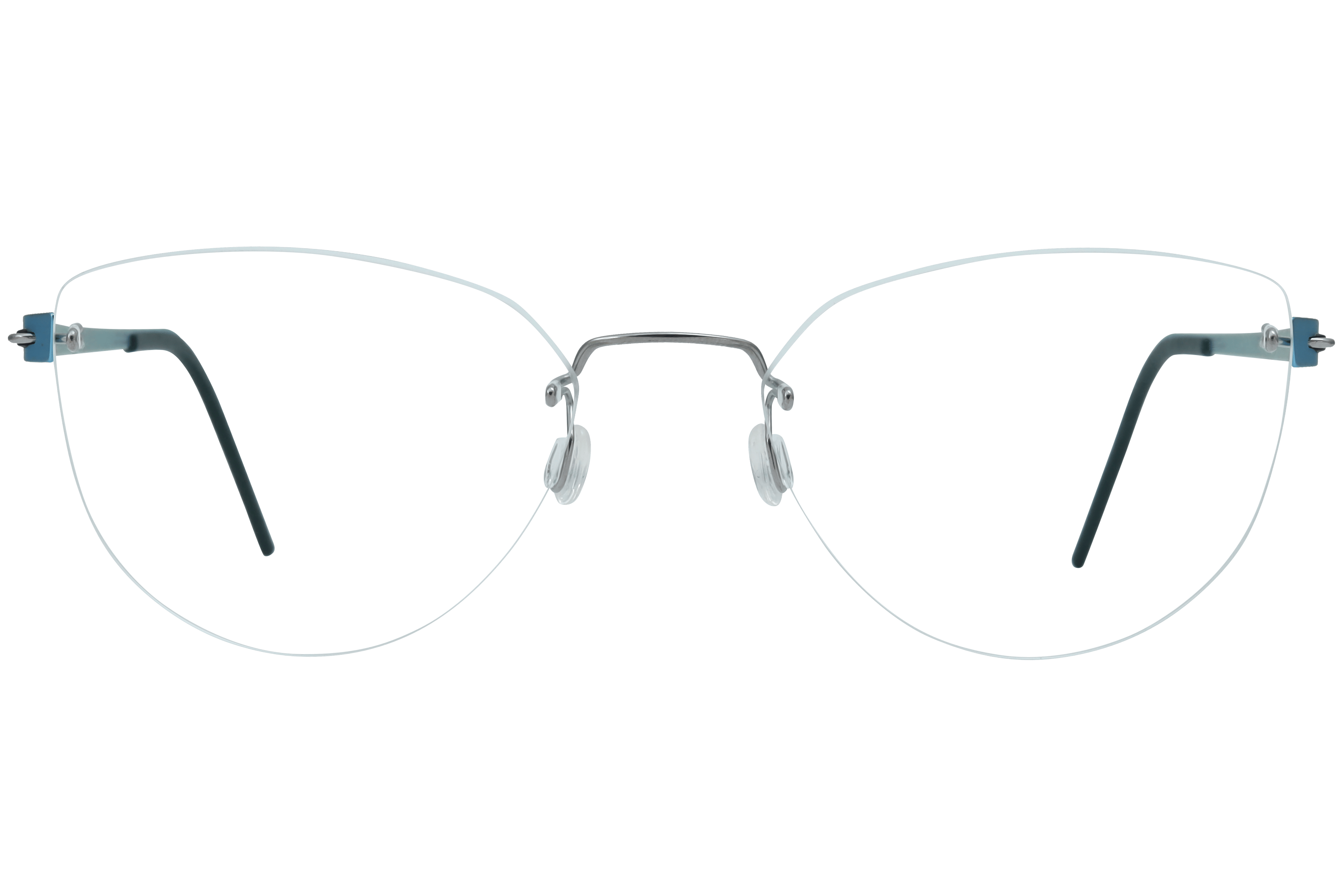 Lindberg T703 Frame Silver Female RimLess Titanium — Silver frame