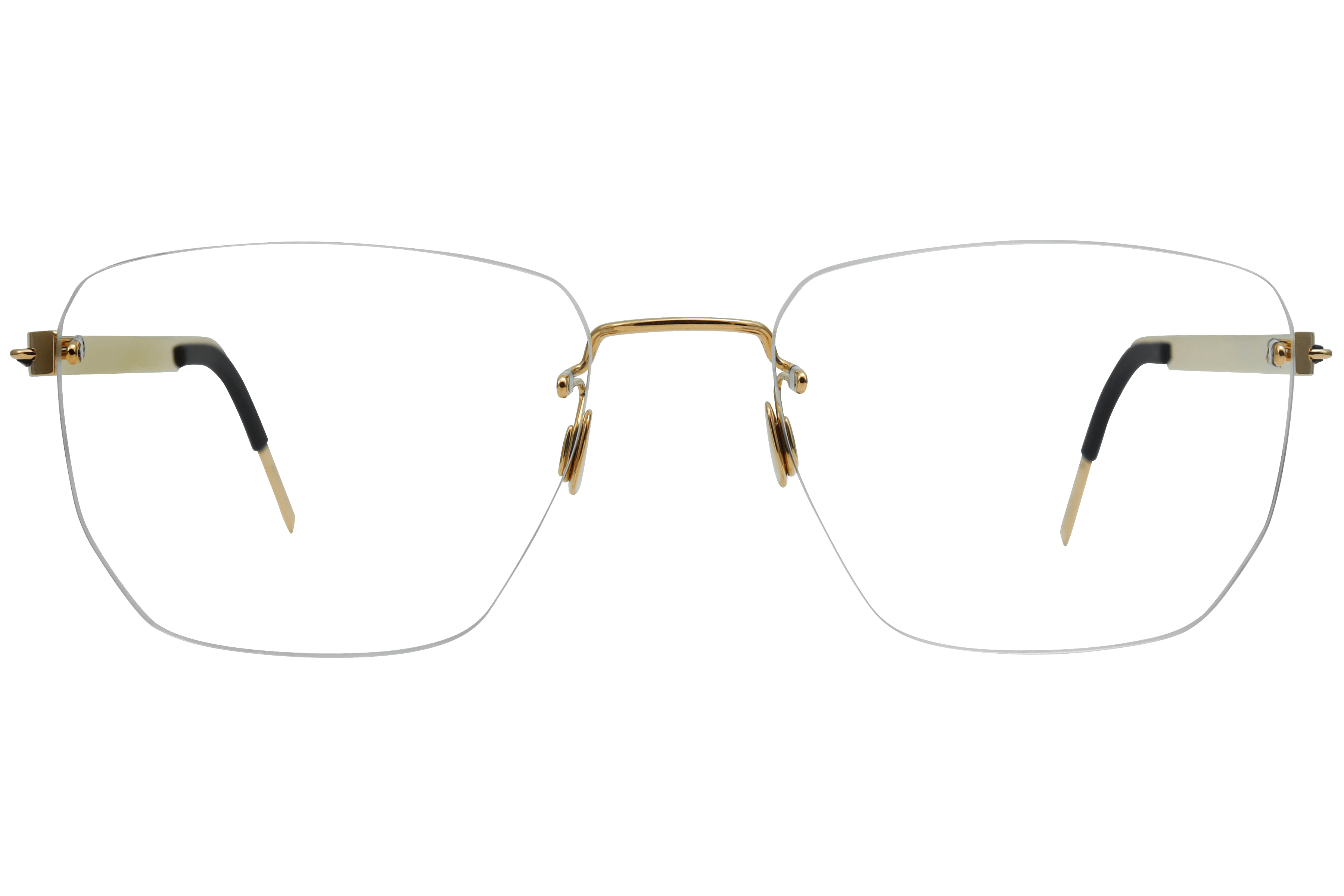 Lindberg Gold DOMINO Frame Gold Male RimLess Gold — Gold frame