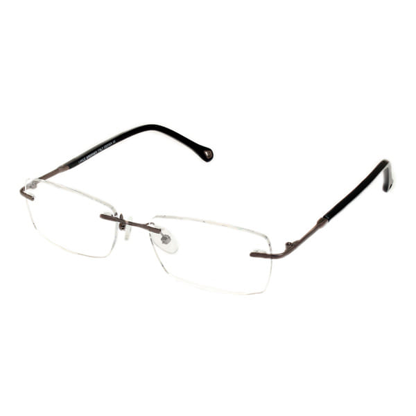 Lancebremmer LB F1114 Frame Grey Male RimLess Metal — Grey frame