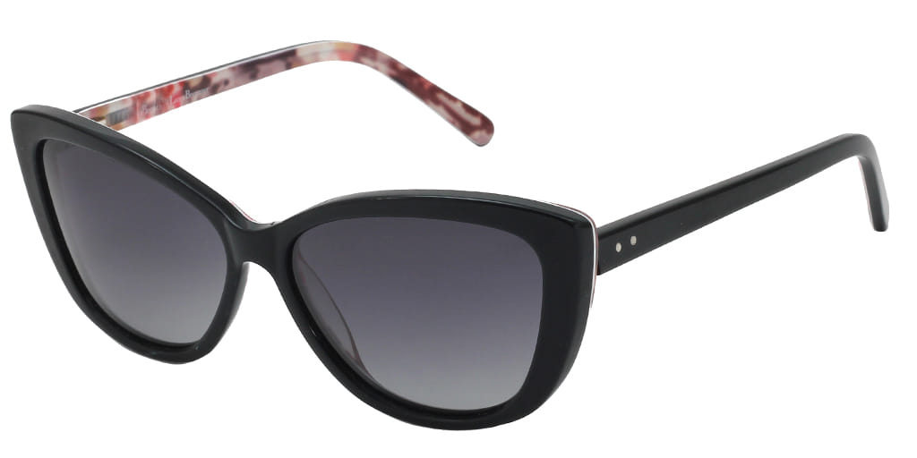 Lancebremmer LBS 0115 Sunglass Black Female Full Shell Sunglass — view 2
