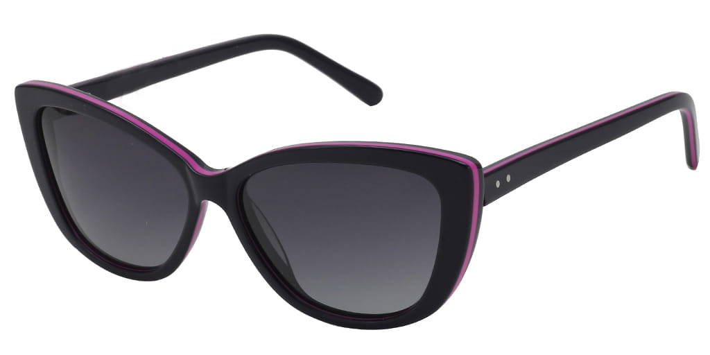 Lancebremmer LBS 0115 Sunglass Purple Female Full Shell Sunglass — view 2