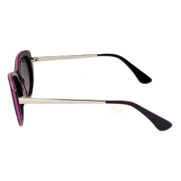 Lancebremmer LBS 0215 Sunglass Purple Female Full Metal Sunglass — Purple frame — view 3