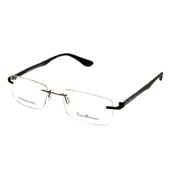 Lancebremmer F2715N Frame Gun Metal Unisex RimLess Shell