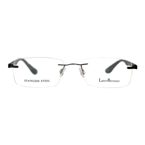 Lancebremmer F2715N Frame Gun Metal Unisex RimLess Shell
