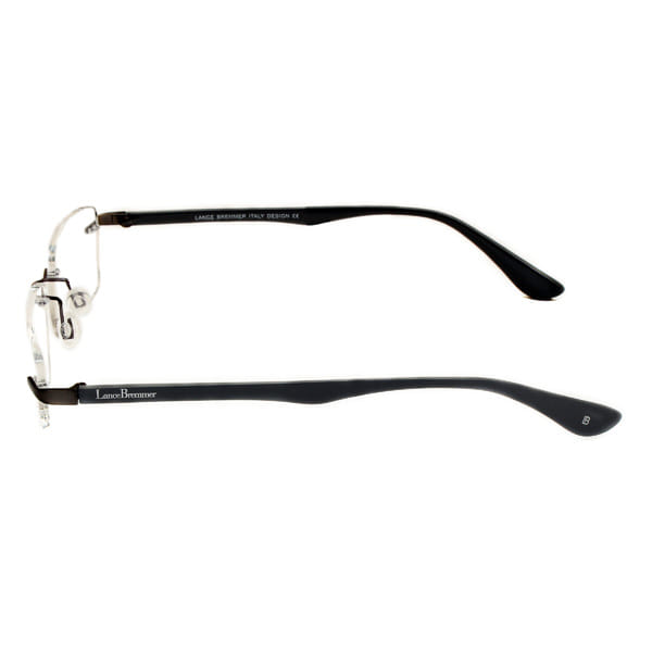 Lancebremmer F2715N Frame Gun Metal Unisex RimLess Shell Frame — view 3