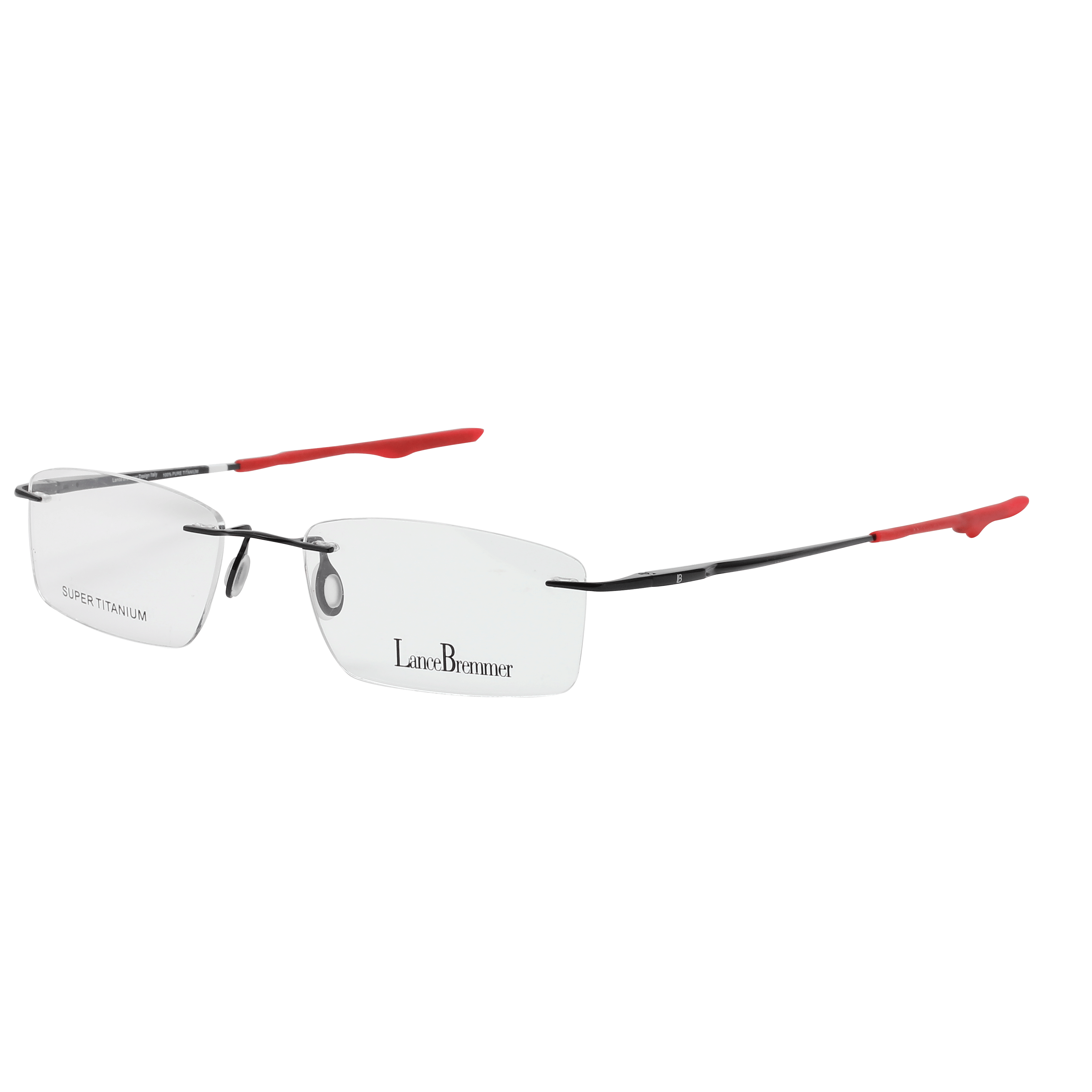 Lancebremmer 2015D Frame Black Male RimLess Titanium — Black frame