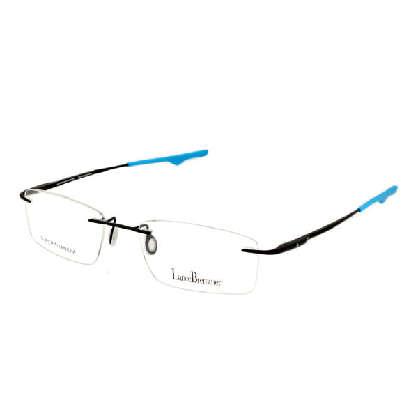 Lancebremmer 2015D Frame Black Male RimLess Titanium Frame — Black frame — view 1