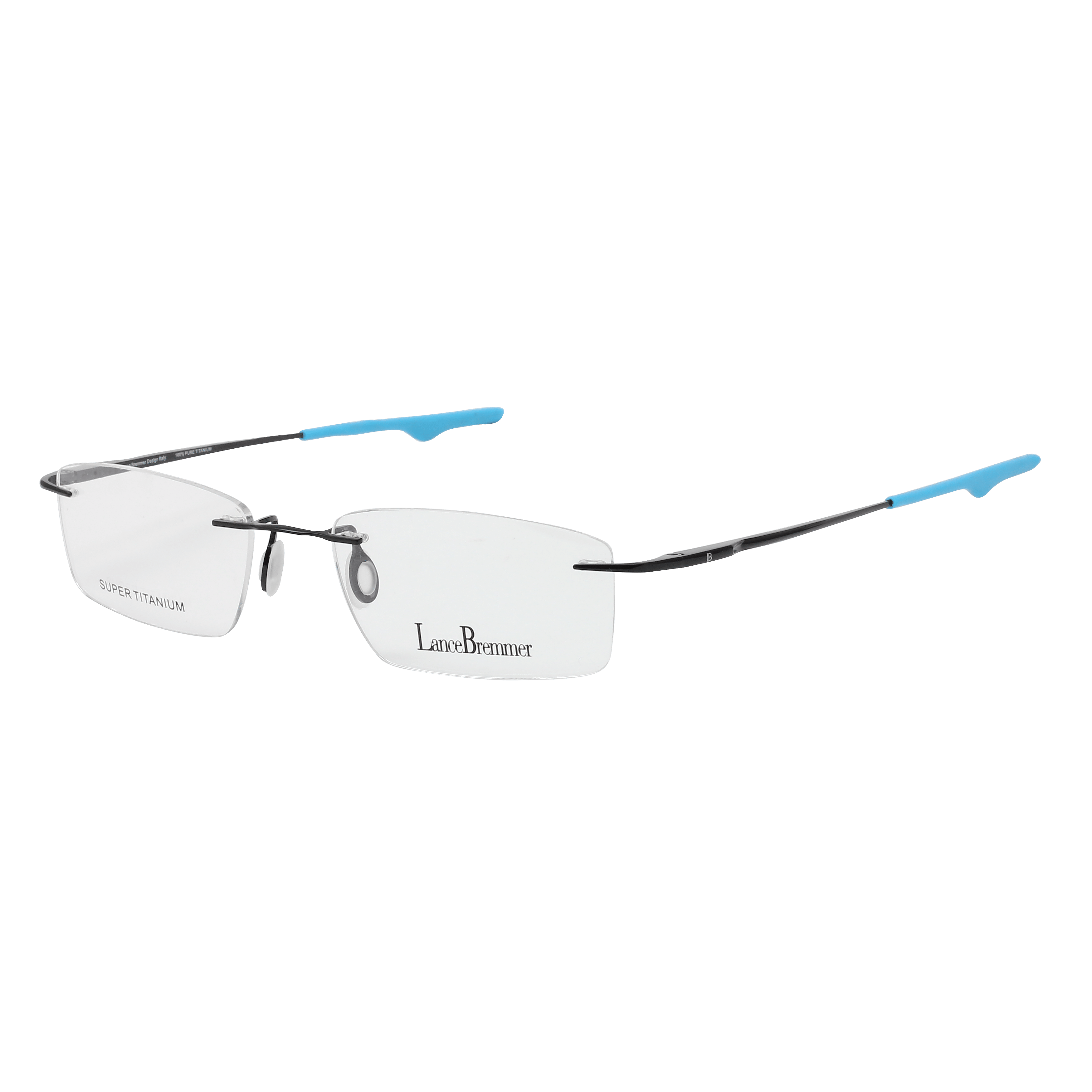 Lancebremmer 2015D Frame Black Male RimLess Titanium — Black frame