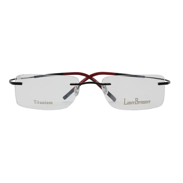 Lancebremmer 1715D Frame Black Unisex RimLess Titanium — Gold frame
