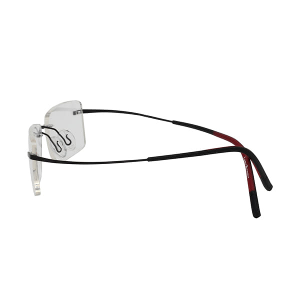 Lancebremmer 1715D Frame Black Unisex RimLess Titanium Frame — view 4