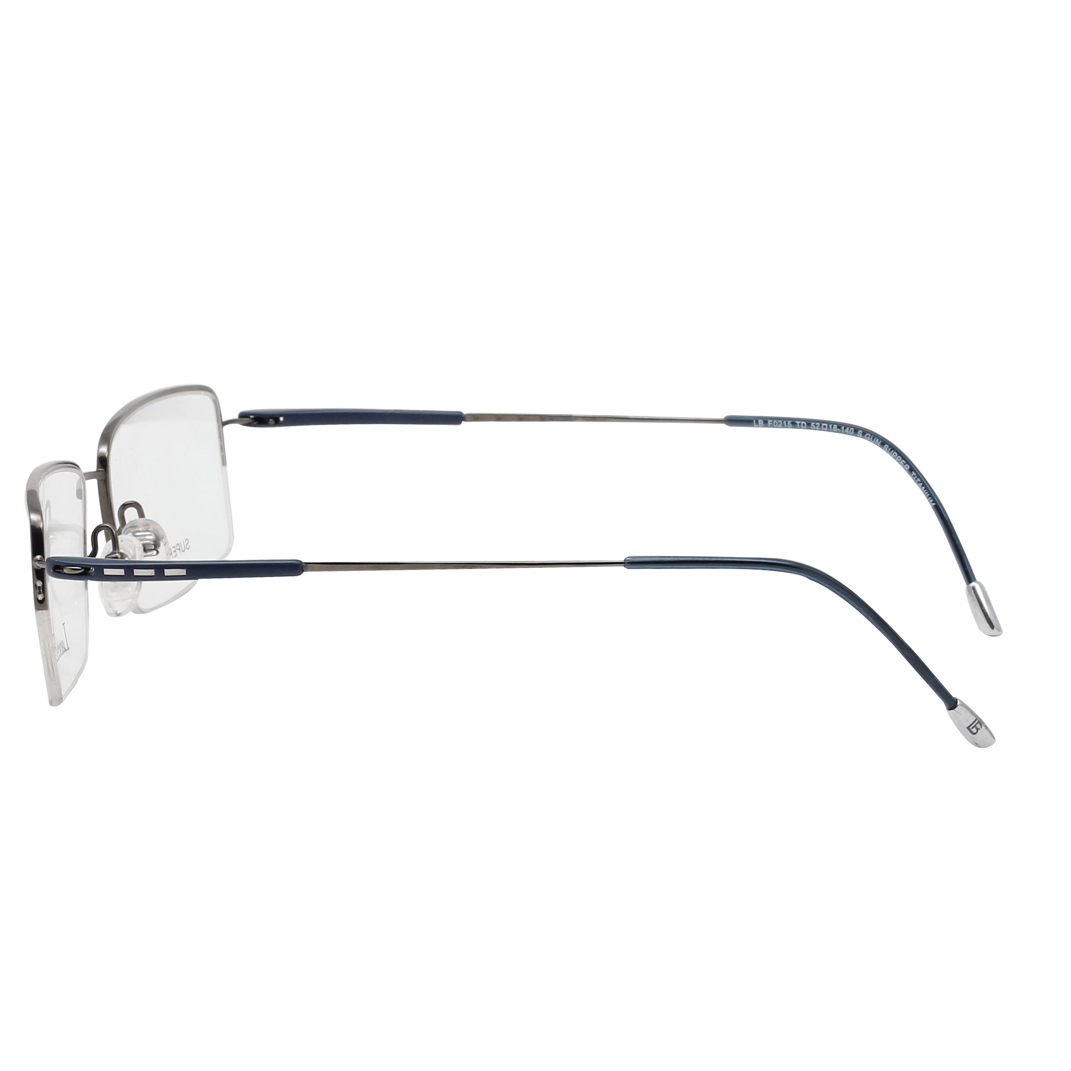 Lancebremmer 0215TD Frame Gun Metal Unisex Supra Titanium Frame — Gun Metal frame — view 3