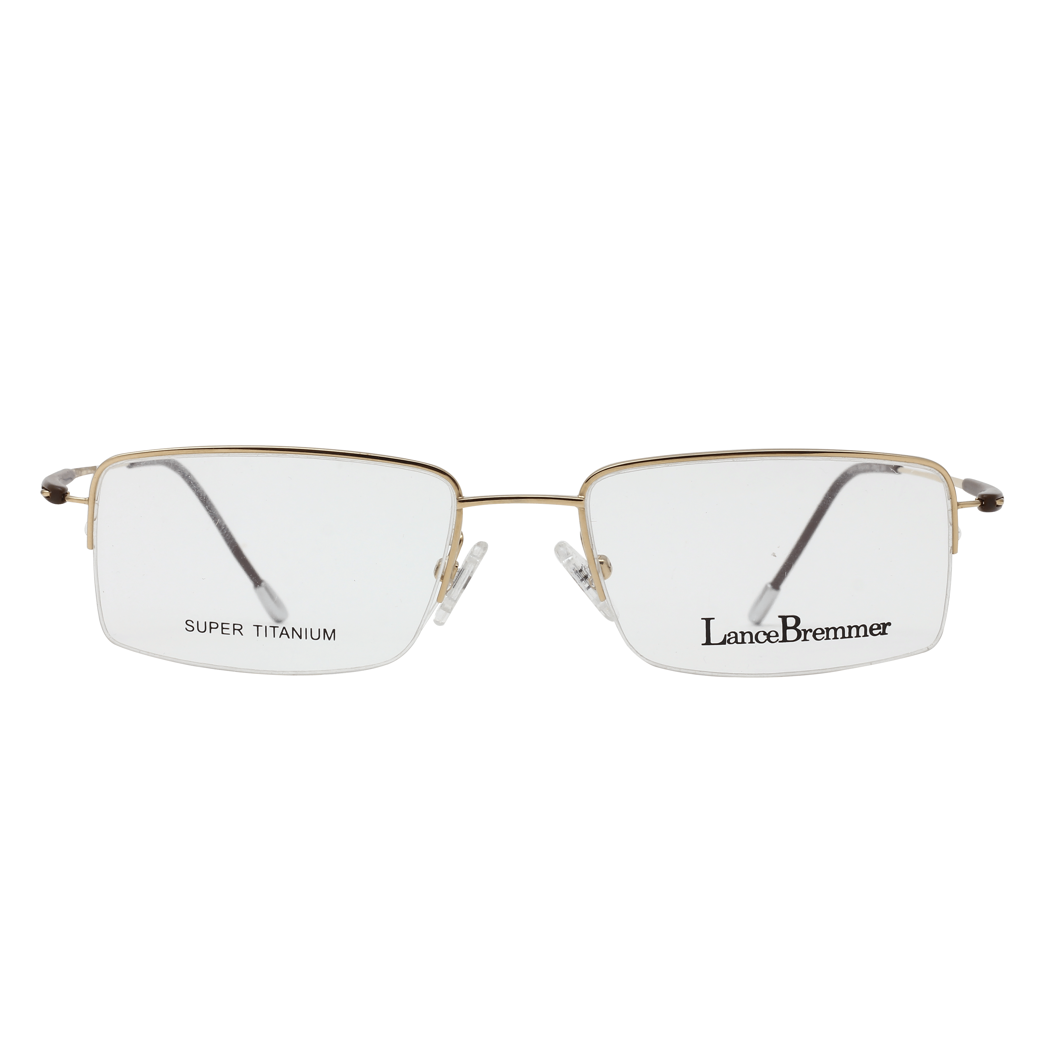 Lancebremmer 0215TD Frame Gold Unisex Supra Titanium Frame — Gold frame — view 2
