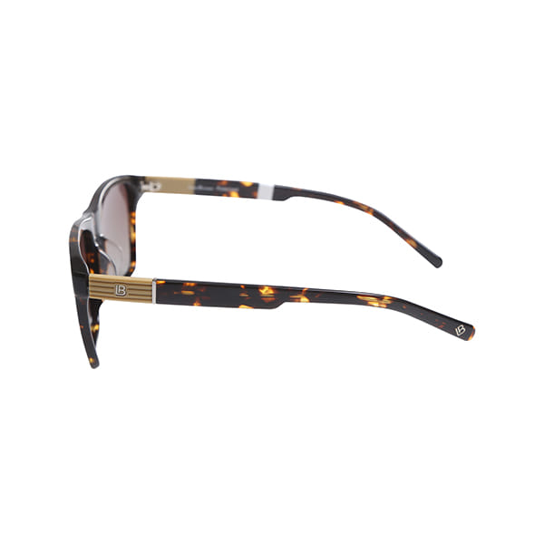Lancebremmer 0415C Sunglass Brown Male Full Shell Sunglass — Brown frame — view 3