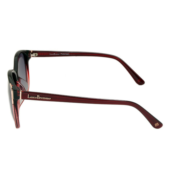 Lancebremmer 0315C Sunglass Red Female Full Shell Sunglass — view 3