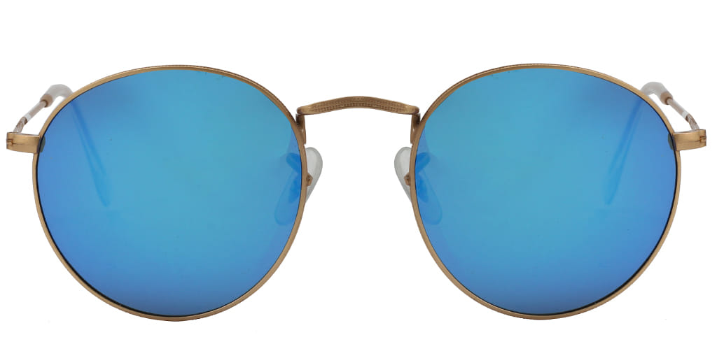 Lancebremmer 3447 Sunglass Gold Unisex Full Metal Sunglass — Gold frame — view 3