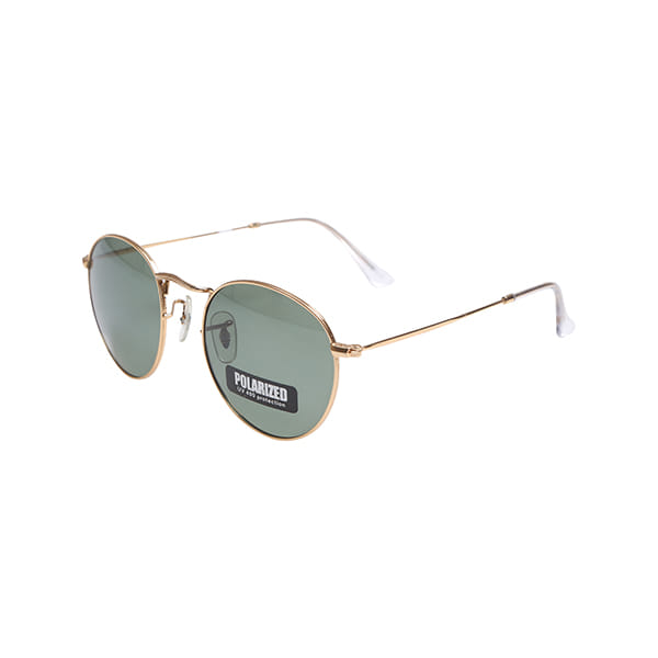 Lancebremmer 3447 Sunglass Gold Unisex Full Metal — Gold frame