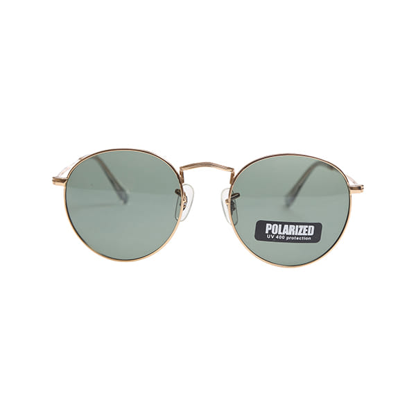 Lancebremmer 3447 Sunglass Gold Unisex Full Metal Sunglass — Gold frame — view 2