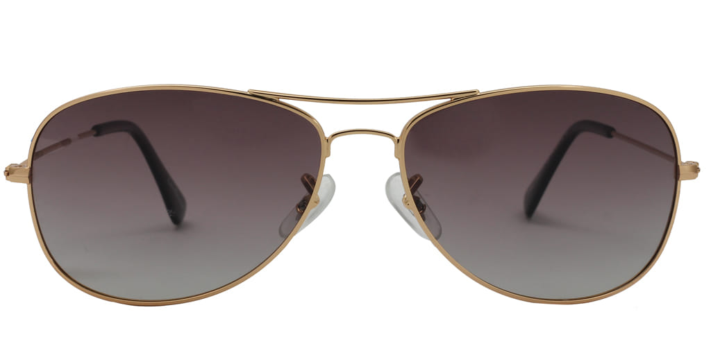 Lancebremmer 3362 Sunglass Gold Unisex Full Metal — Gold frame