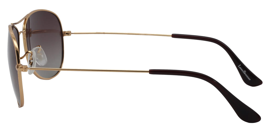Lancebremmer 3362 Sunglass Gold Unisex Full Metal Sunglass — Gold frame — view 4