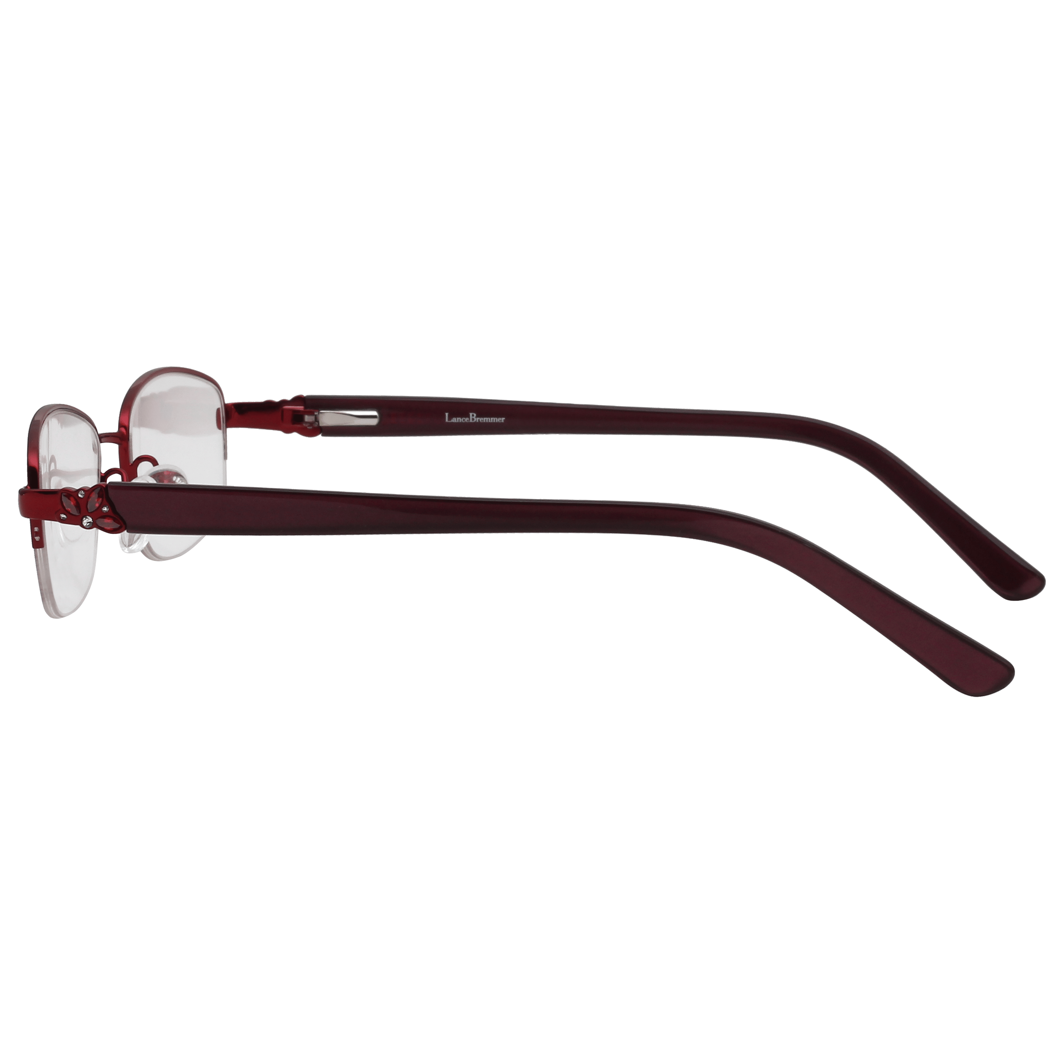 Lancebremmer 3715D/3715N Frame Maroon Female Supra Shell Frame — Maroon frame — view 3