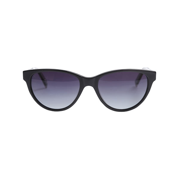 Lancebremmer S1316O Sunglass Black Female Full Shell Sunglass — Black frame — view 2