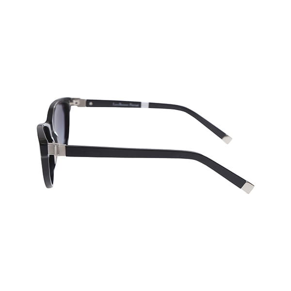 Lancebremmer S1316O Sunglass Black Female Full Shell Sunglass — Black frame — view 3
