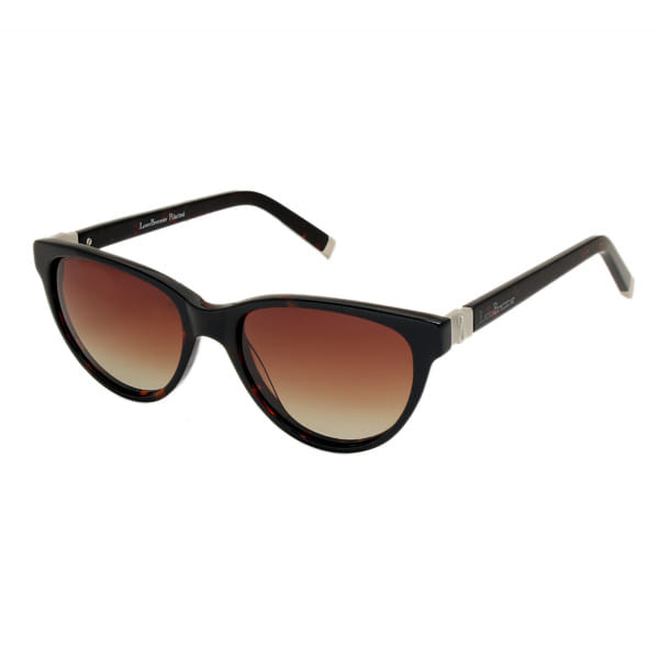 Lancebremmer S1316O Sunglass Brown Female Full Shell — Black frame