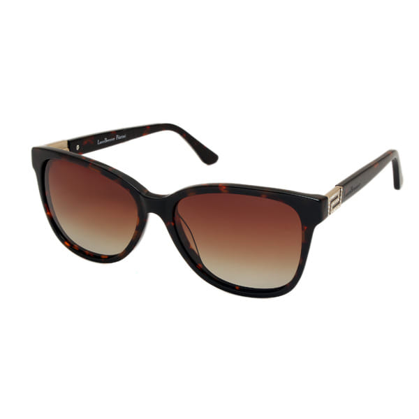Lancebremmer S1516O Sunglass Brown Female Full Shell — Purple frame