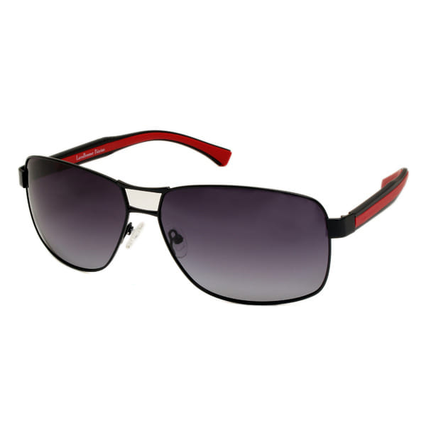 Lancebremmer S1416O Sunglass Black Unisex Full Shell — Black frame