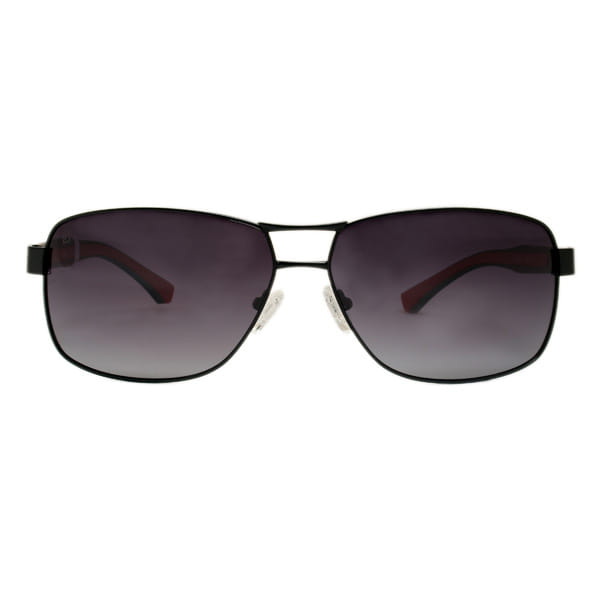 Lancebremmer S1416O Sunglass Black Unisex Full Shell Sunglass — Black frame — view 2