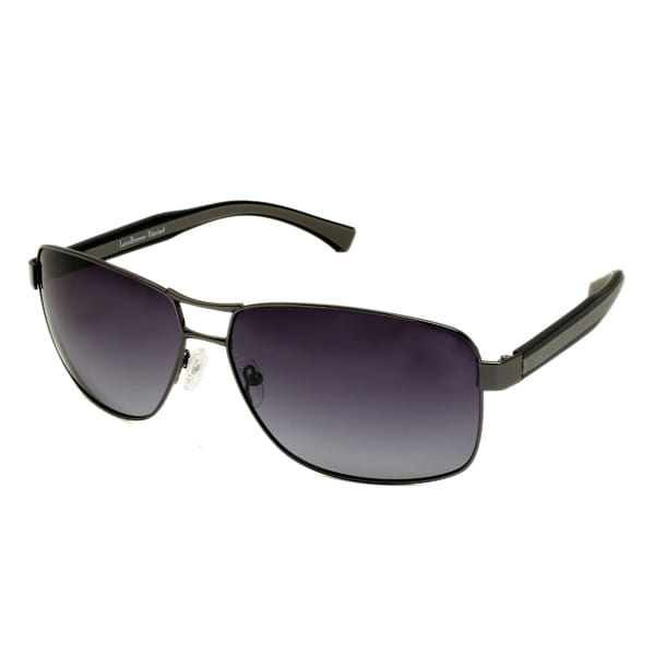 Lancebremmer S1416O Sunglass Gun Metal Unisex Full Shell — Black frame