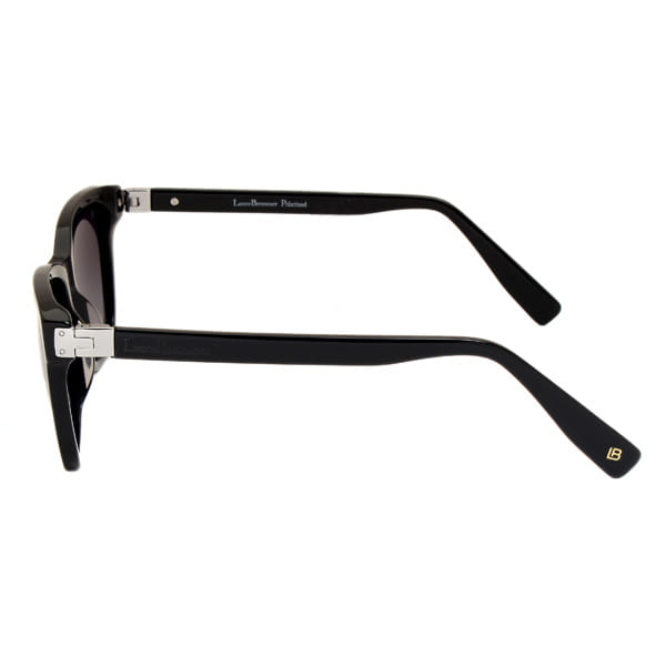Lancebremmer S1616O Sunglass Black Male Full Shell Sunglass — Black frame — view 3
