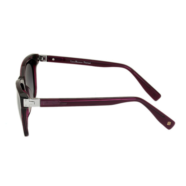 Lancebremmer S1516O Sunglass Purple Female Full Shell Sunglass — Purple frame — view 3