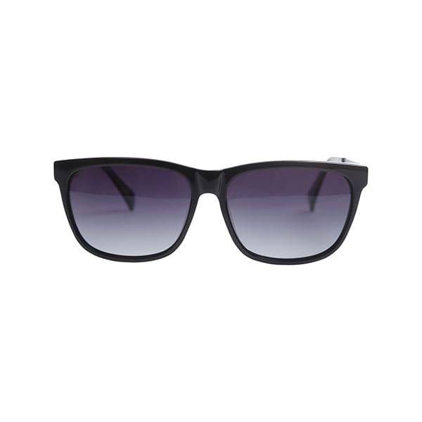 Lancebremmer S1216O Sunglass Black Male Full Metal Sunglass — Black frame — view 2