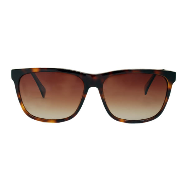 Lancebremmer S1216O Sunglass Brown Male Full Metal Sunglass — Brown frame — view 2