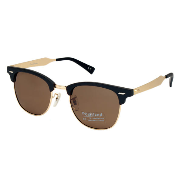 Lancebremmer 2203 Sunglass Gold Unisex Full Metal — Gold frame