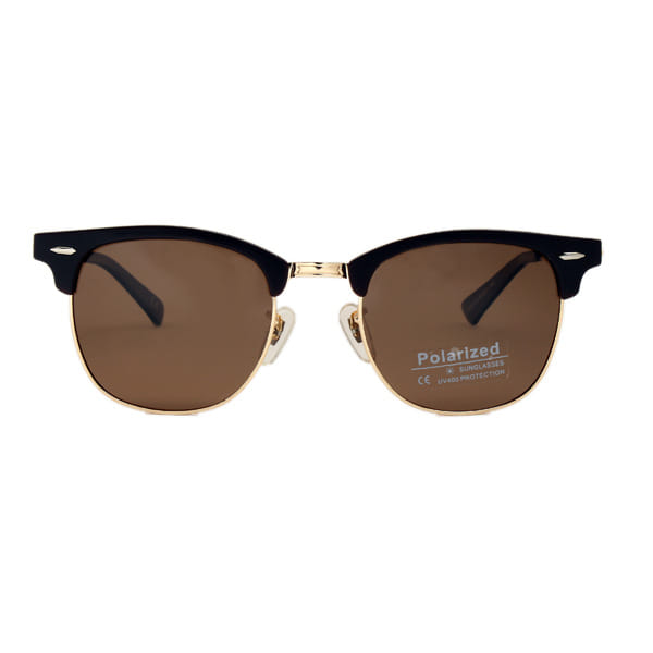 Lancebremmer 2203 Sunglass Gold Unisex Full Metal — Gold frame