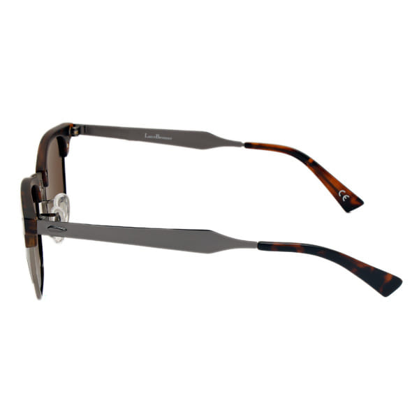 Lancebremmer 2203 Sunglass Gun Metal Unisex Full Metal Sunglass — Gun Metal frame — view 3