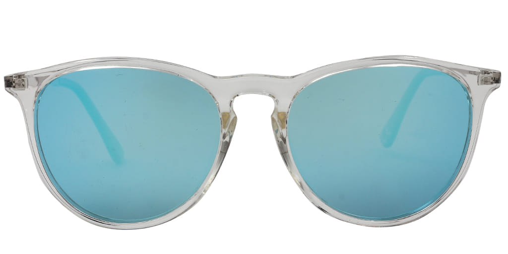 Lancebremmer TR107 Sunglass Silver Unisex Full Metal — Black frame