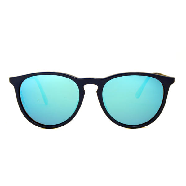 Lancebremmer TR107 Sunglass Blue Unisex Full Metal Sunglass — Blue frame — view 2