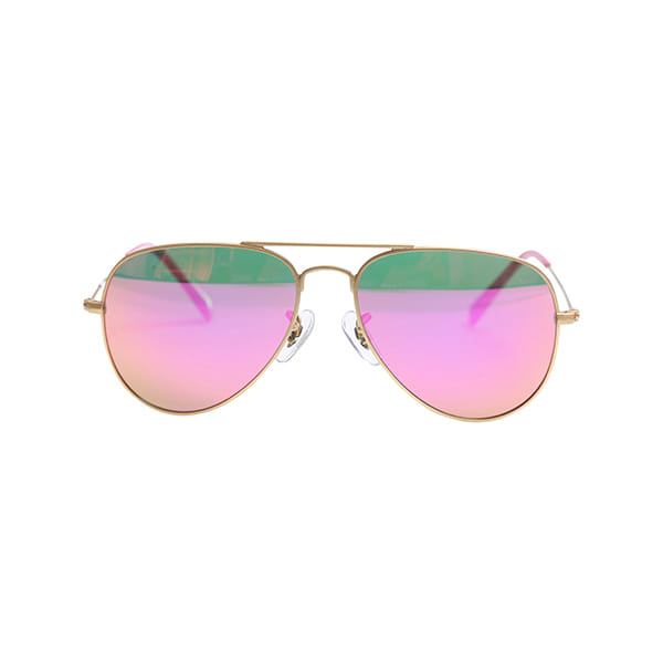 Lancebremmer 0216TT Sunglass Gold Unisex Full Metal Sunglass — Gold frame — view 2