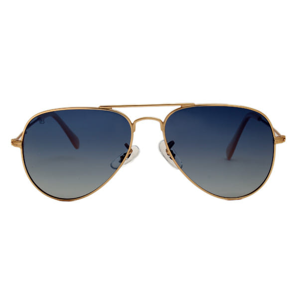 Lancebremmer 0216TT Sunglass Gold Unisex Full Metal Sunglass — Gold frame — view 2