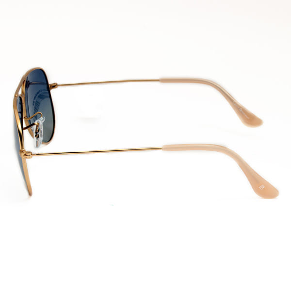 Lancebremmer 0216TT Sunglass Gold Unisex Full Metal Sunglass — Gold frame — view 3