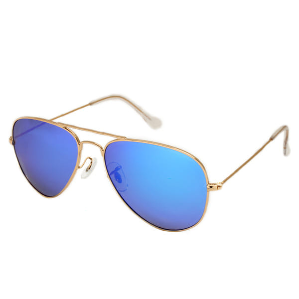 Lancebremmer 0316TT Sunglass Gold Unisex Full Metal — Gold frame
