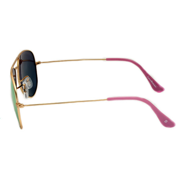 Lancebremmer 0316TT Sunglass Gold Unisex Full Metal Sunglass — Gold frame — view 3