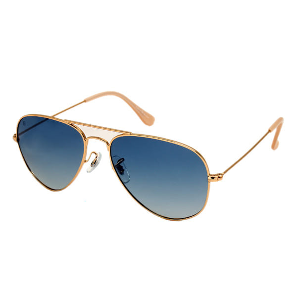 Lancebremmer 0316TT Sunglass Gold Unisex Full Metal — Gold frame